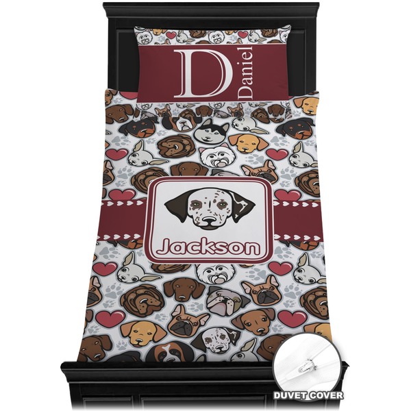 Dog Faces Bedding Set (Twin) - Duvet