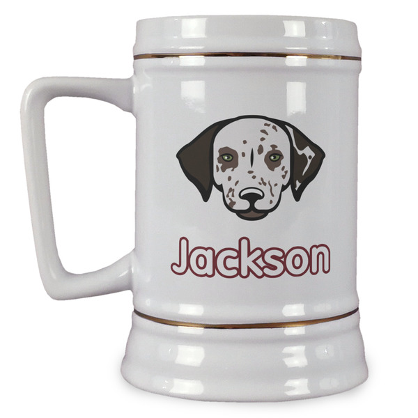 Custom Dog Faces Beer Stein (Personalized)