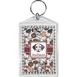 Dog Faces Bling Keychain (Personalized)