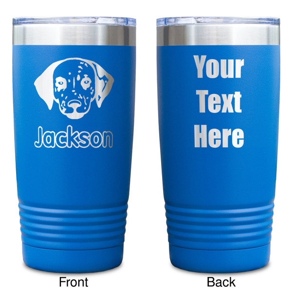 Dog Faces Blue Polar Camel Tumbler - 20oz - Double Sided - Approval