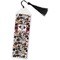 Dog Faces Bookmark with tassel - Flat