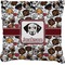Dog Faces Faux-Linen Throw Pillow 26" (Personalized)