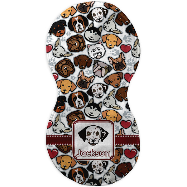 Dog Faces Burp Peanut Shaped Flat