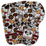 Dog Faces Burp Cloth (Personalized)