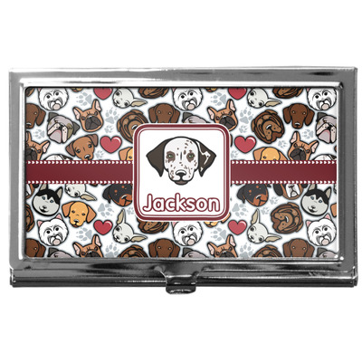 Dog Faces Business Card Case