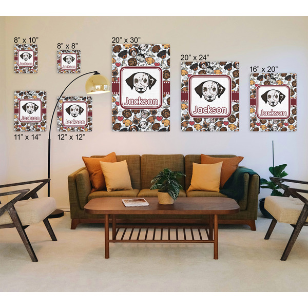 Dog Faces Canvas Prints - Multiple Sizes