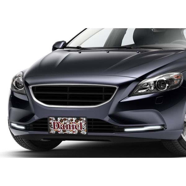 Dog Faces Car License Plate Lifestyle
