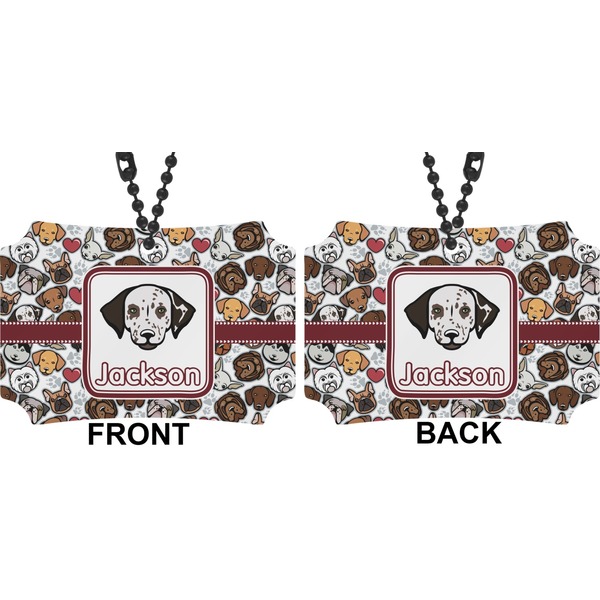 Dog Faces Car Ornament - Berlin (Approval)