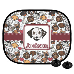 Dog Faces Car Side Window Sun Shade (Personalized)