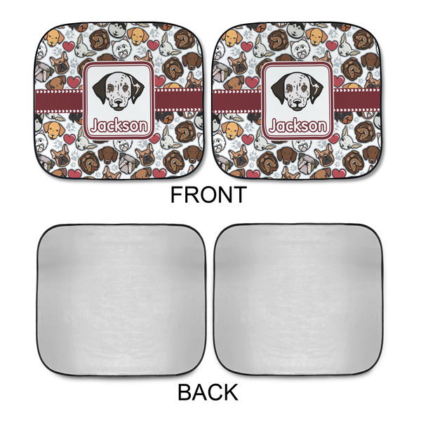 Dog Faces Car Sun Shades - APPROVAL