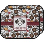 Dog Faces Car Floor Mats (Back Seat) (Personalized)