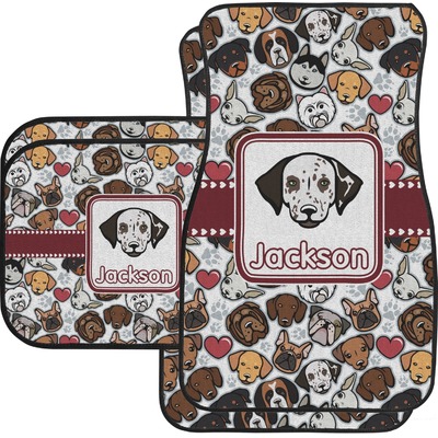 Dog Faces Car Floor Mats (Personalized)