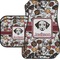 Dog Faces Car Floor Mats Set - 2 Front & 2 Back (Personalized)
