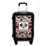 Dog Faces Carry On Hard Shell Suitcase (Personalized)