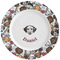 Dog Faces Ceramic Dinner Plates (Set of 4) (Personalized)