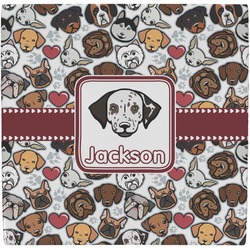 Dog Faces Ceramic Tile Hot Pad (Personalized)