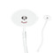 Dog Faces 7" Oval Plastic Stir Sticks - Clear (Personalized)