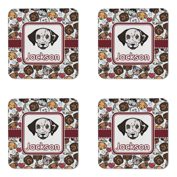 Dog Faces Coaster Set - APPROVAL