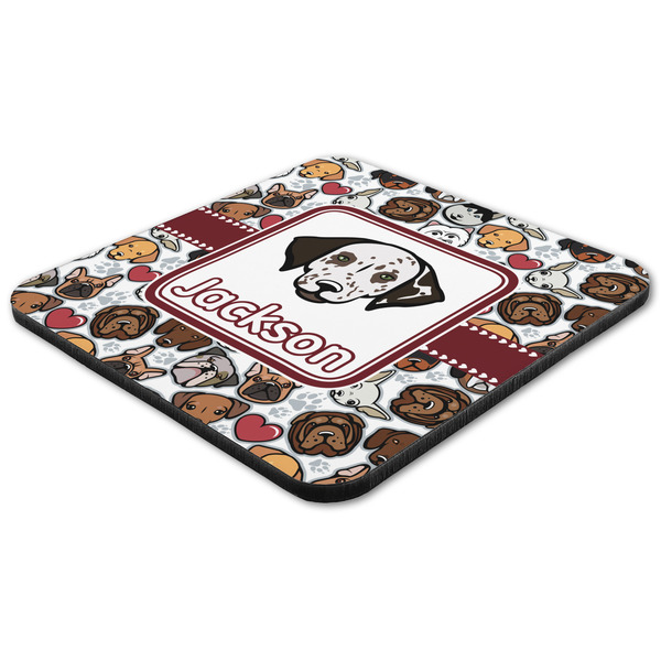 Dog Faces Coaster Set - FLAT (one)