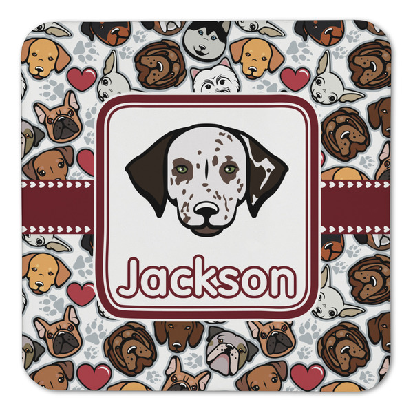Dog Faces Coaster Set - FRONT (one)
