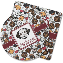 Dog Faces Rubber Backed Coaster (Personalized)