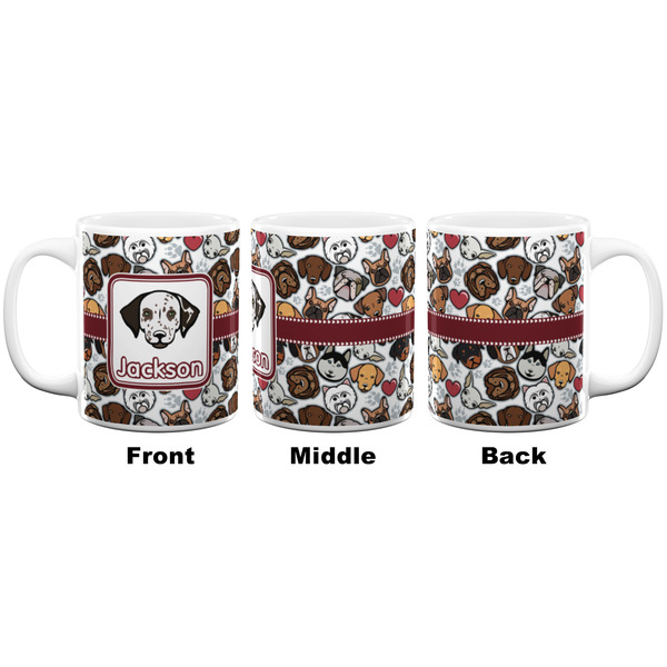 Dog Faces Coffee Mug - 11 oz - White APPROVAL
