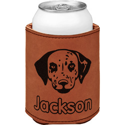 Dog Faces Leatherette Can Sleeve - Double Sided (Personalized)