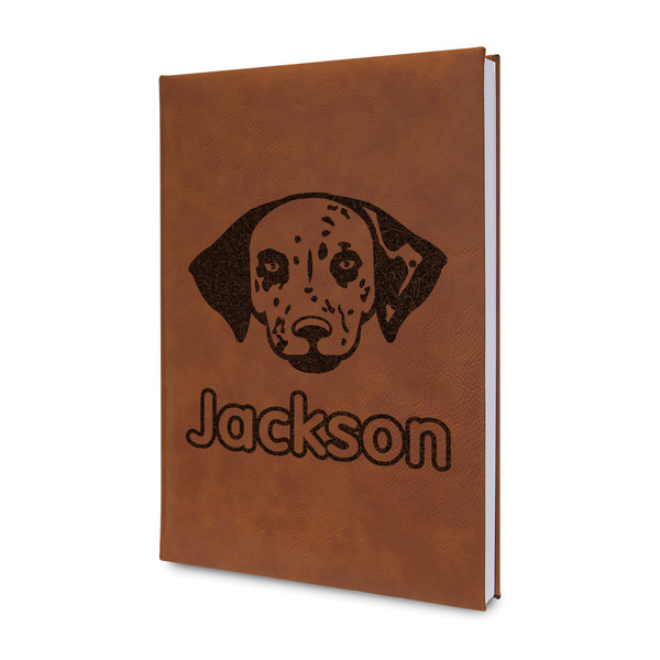 Custom Dog Faces Leatherette Journal - Single Sided (Personalized)