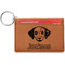 Dog Faces Leatherette Keychain ID Holder (Personalized)