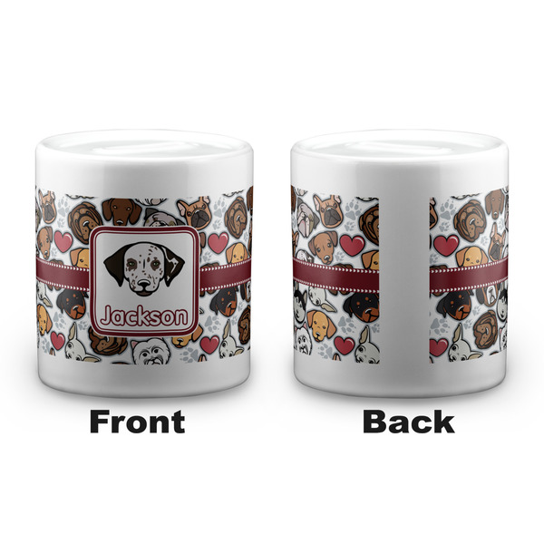 Dog Faces Coin Bank - Apvl