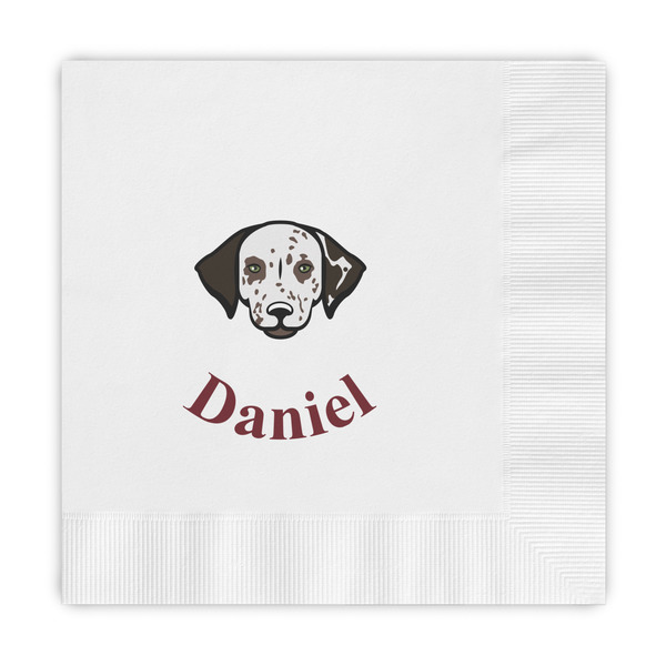 Custom Dog Faces Embossed Decorative Napkins (Personalized)
