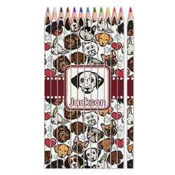 Dog Faces Colored Pencils (Personalized)