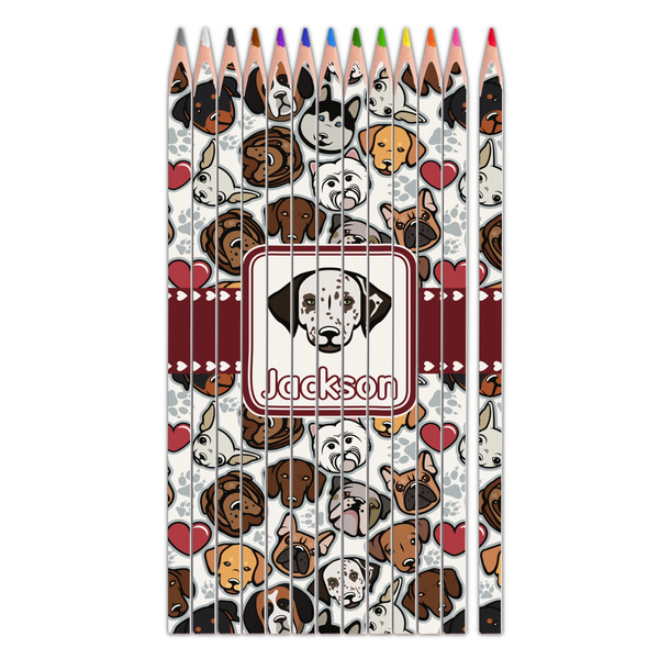 Custom Dog Faces Colored Pencils (Personalized)