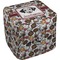 Dog Faces Cube Pouf Ottoman (Personalized)