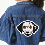 Dog Faces Twill Iron On Patch - Custom Shape - 3XL