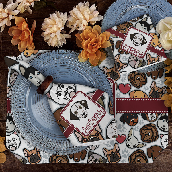 Dog Faces Dining Set