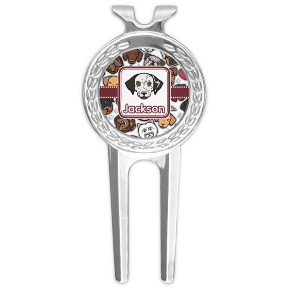 Custom Dog Faces Golf Divot Tool & Ball Marker (Personalized)