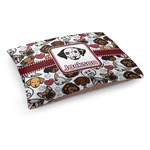 Dog Faces Dog Bed - Medium w/ Name or Text