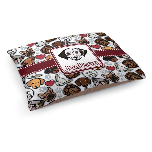 Custom Dog Faces Dog Bed - Medium w/ Name or Text