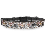 Dog Faces Deluxe Dog Collar (Personalized)