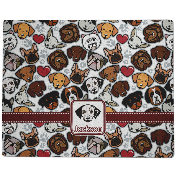 Dog Faces Dog Food Mat - Large without Bowls