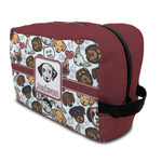 Dog Faces Toiletry Bag / Dopp Kit (Personalized)