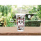 Dog Faces Double Wall Tumbler with Straw Lifestyle
