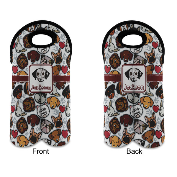 Dog Faces Double Wine Tote - APPROVAL (new)