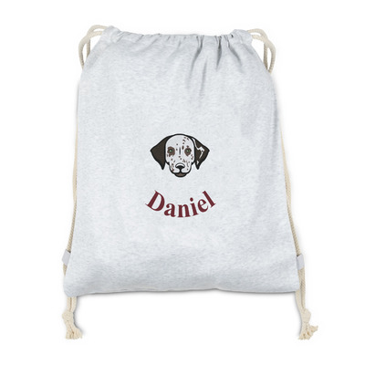 Dog Faces Drawstring Backpack - Sweatshirt Fleece (Personalized)