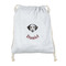 Dog Faces Drawstring Backpack - Sweatshirt Fleece - Single Sided (Personalized)
