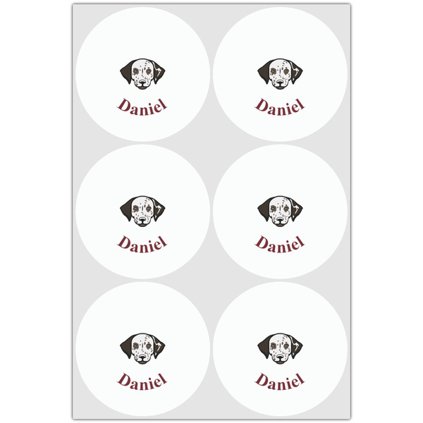 Dog Faces Drink Topper - Large - Set of 6