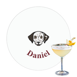 Dog Faces Printed Drink Topper - 3.25" (Personalized)