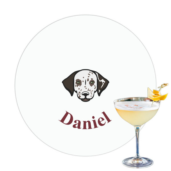 Custom Dog Faces Printed Drink Topper - 3.25" (Personalized)
