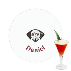 Dog Faces Printed Drink Topper -  2.5" (Personalized)